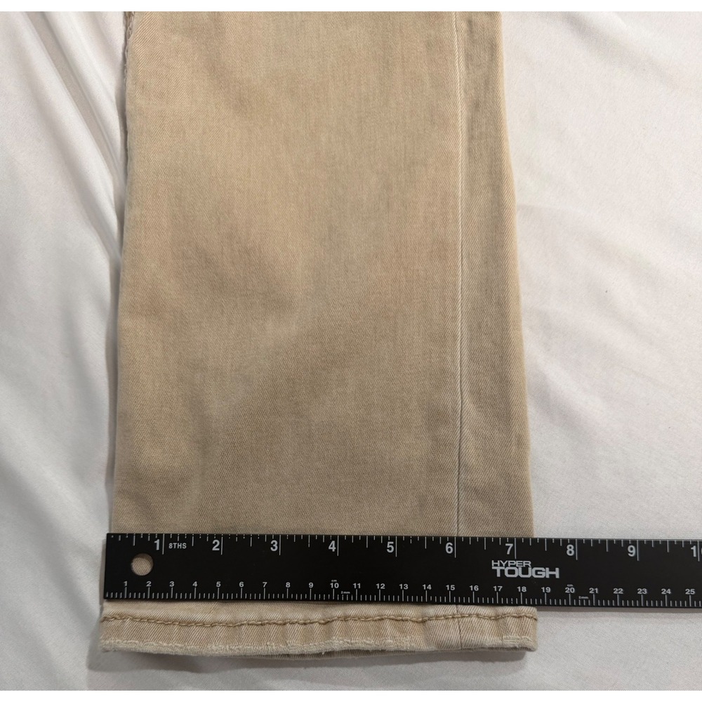 BKE Jake Straight Mens Tan Khaki Distressed Stretch Denim Jeans 32x32 - Picture 6 of 8